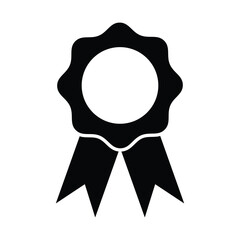 Medal Award Trophy icon logo design vector template illustration. EPS 10