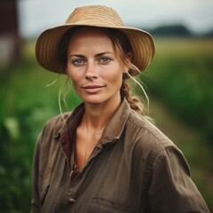 portrait of a woman Farmer