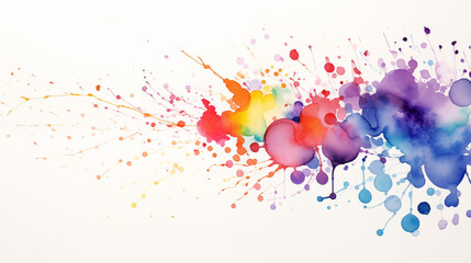 Naklejka premium Swirling Hues of Artful Fluidity