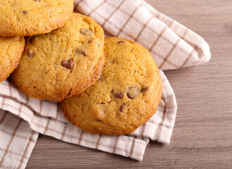 Homemade chocolate chip cookies