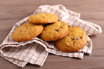 Homemade chocolate chip cookies