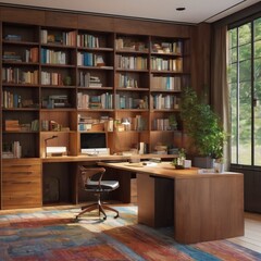 interior of a library