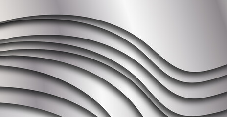 Abstract wavy texture on light gray background, energy and movement concept
