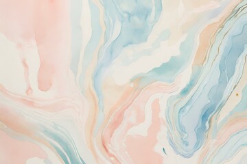 Fototapeta na wymiar Abstract watercolor background, Soft, swirling pink, sky blue, and mint green marble watercolor wallpaper, Swirling marble watercolor background, Marble wallpaper, Marble background