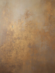 a painting of a yellow and brown wall. Expressive Gold oil painting background