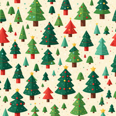 Obraz premium Weihnachtsbaum Sticker, generated image
