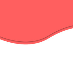 Colourful wave design on white background