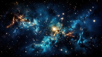 Starry night sky UHD wallpaper