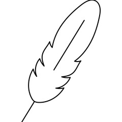 illustration of a feather