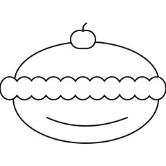 illustration of a cake