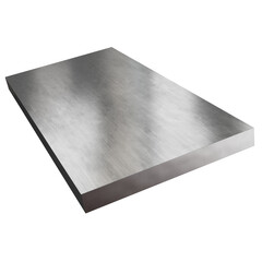 Product of engineering construction. Aluminium or steel plate