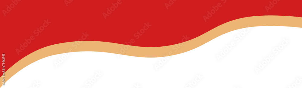 Wall mural divider header for app, banners or posters. set of template dividers shapes for website. curve lines