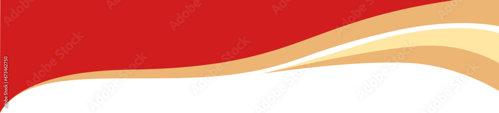 Wall mural divider header for app, banners or posters. set of template dividers shapes for website. curve lines