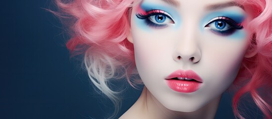 Fototapeta premium Makeup for a girl version 004