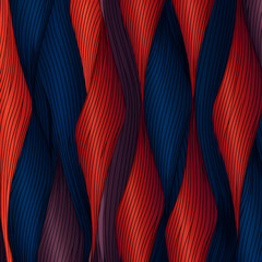 Seamless dark red and blue abstract stipe lines pattern background - obrazy, fototapety, plakaty