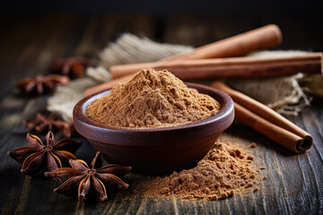 Aromatic Ground Cinnamon Spice