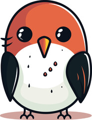 Obraz premium cute bird animal cartoon icon vector illustration design graphic vector illustration graphic design