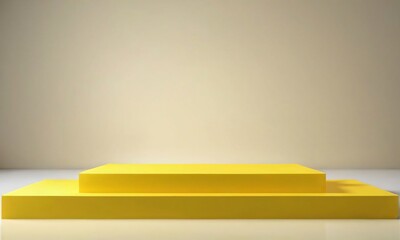 Yellow Podium Background