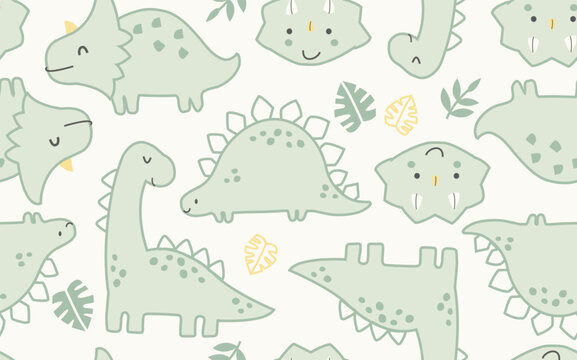 Dinosaur friends, Dinosaur family, Dino vector, cute dinosaur