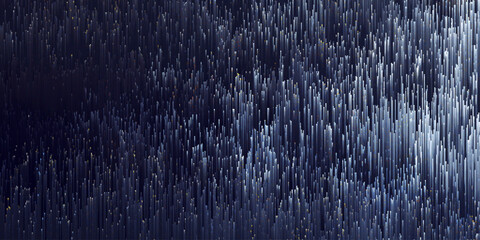 Big data flow in pixel art style. Futuristic cosmic glowing pixel sorting gradient lines background. Mosaic pixel art texture. Big data visualization. Digital technology and science. Vector background