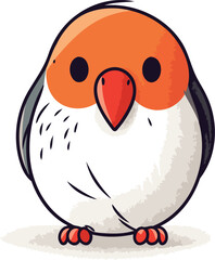 Penguin cartoon vector illustration. Cute cartoon penguin.