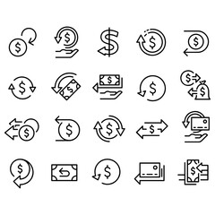 Cashback Icons vector design
