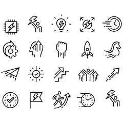 Performance Icons vector design