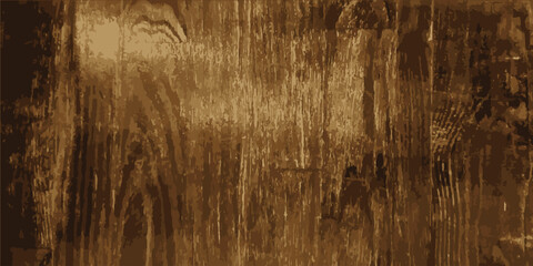 Vintage dark wood background. Old vintage wood texture. Vector illustration - obrazy, fototapety, plakaty