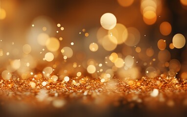golden luxury bokeh dust background