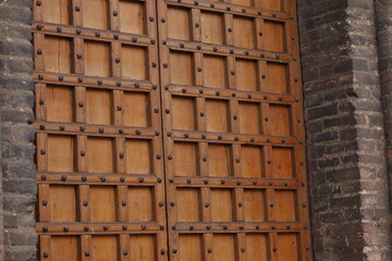 Wooden door pattern