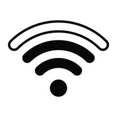 wifi connection icon logo design vector template illustration. EPS 10