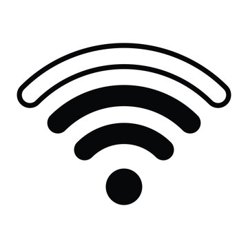 wifi connection icon logo design vector template illustration. EPS 10