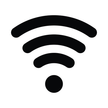 wifi connection icon logo design vector template illustration. EPS 10