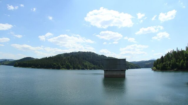 Nova bystrica lake in Mala Fatra