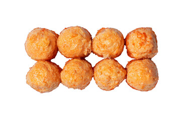 set of sushi, rolls on a white background