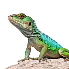 Fototapeta premium Western Green Lizard