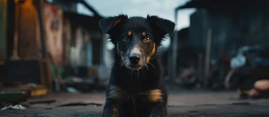  Camera curious stray dog from Thailand gazing with an inquisitive expression © 2rogan