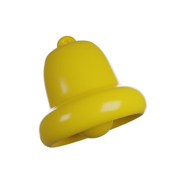 Notification Bell 3D Render Casino icon