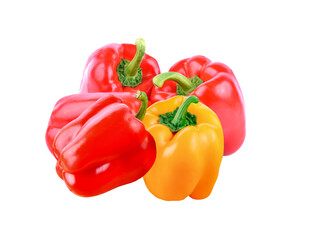 bell peppers  isolated on  transparent png