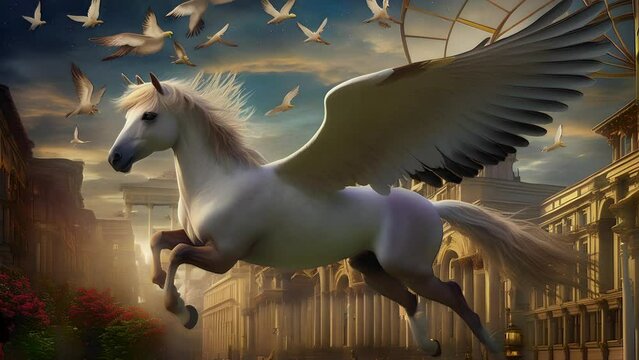 Pegasus fantasy animation