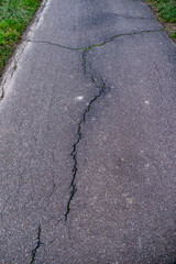 Obraz premium Strassenschäden