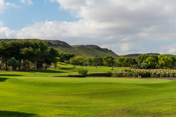 Obraz premium campo de golf en españa spain golf court 2023 alicante