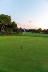 Fototapeta premium CAMPO DE GOLF detalles golf course details europe spain el plantio alicante 2023 