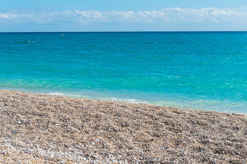 Obraz premium playa paraiso y platja de bon nou alicante 2023 verano