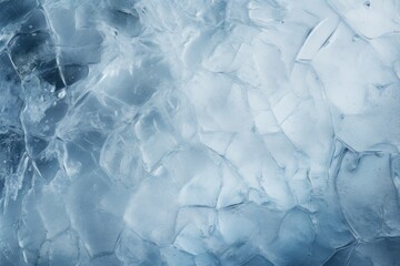 Obraz premium Ice texture crystal, blue tones background. Textured cold frosty surface of ice