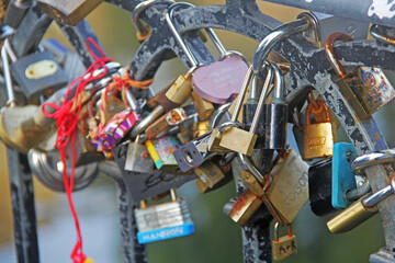 locks on the bridge