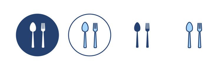 spoon and fork icon vector. spoon, fork and knife icon vector. restaurant sign and symbol