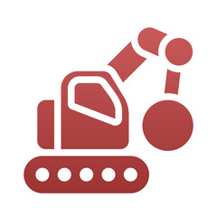 excavator wrecking ball