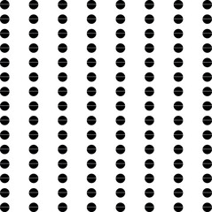 black and white screentone or texture with balls divided into two parts