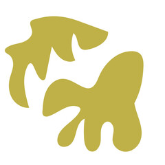 Abstract organic shapes vector 